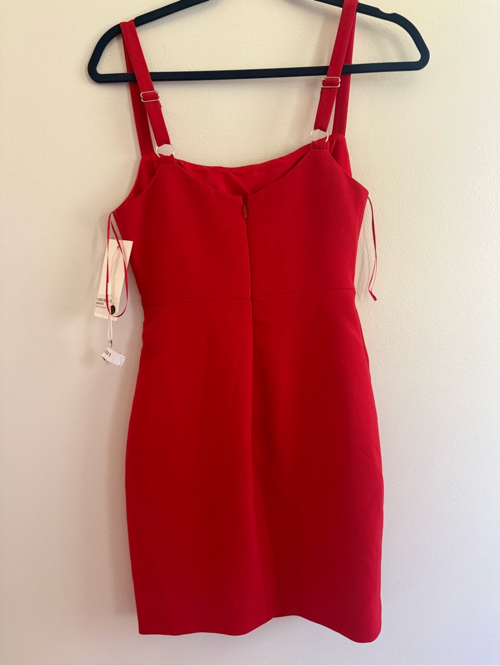 Likely Red Ruched Ring-Accent Mini Dress - Picture 2 of 2